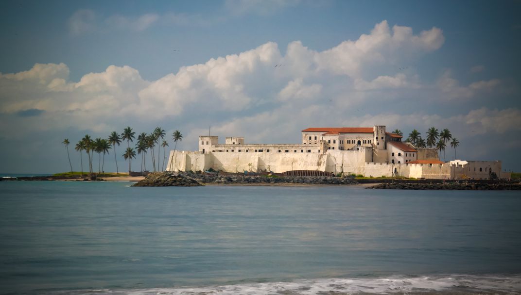 The Elmina "slave castle," a World Heritage site on Ghana's southern coast