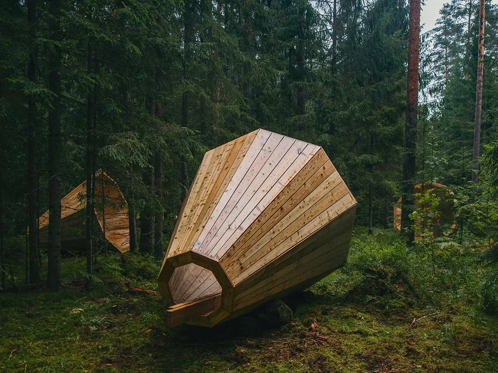 Estonian Forest Wooden Megaphone