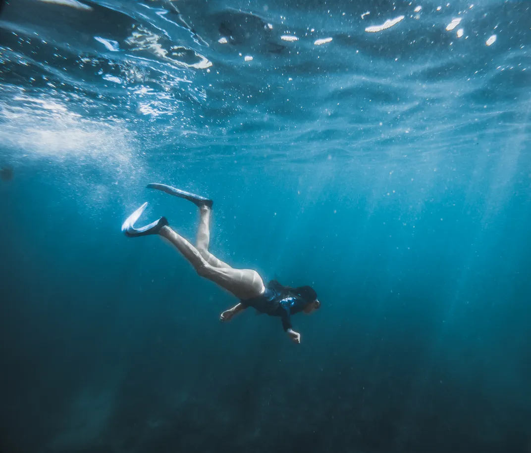Girl in the ocean | Smithsonian Photo Contest | Smithsonian Magazine
