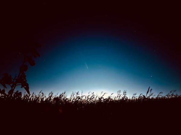 ATLAS Comet over Nebraska cornfield thumbnail