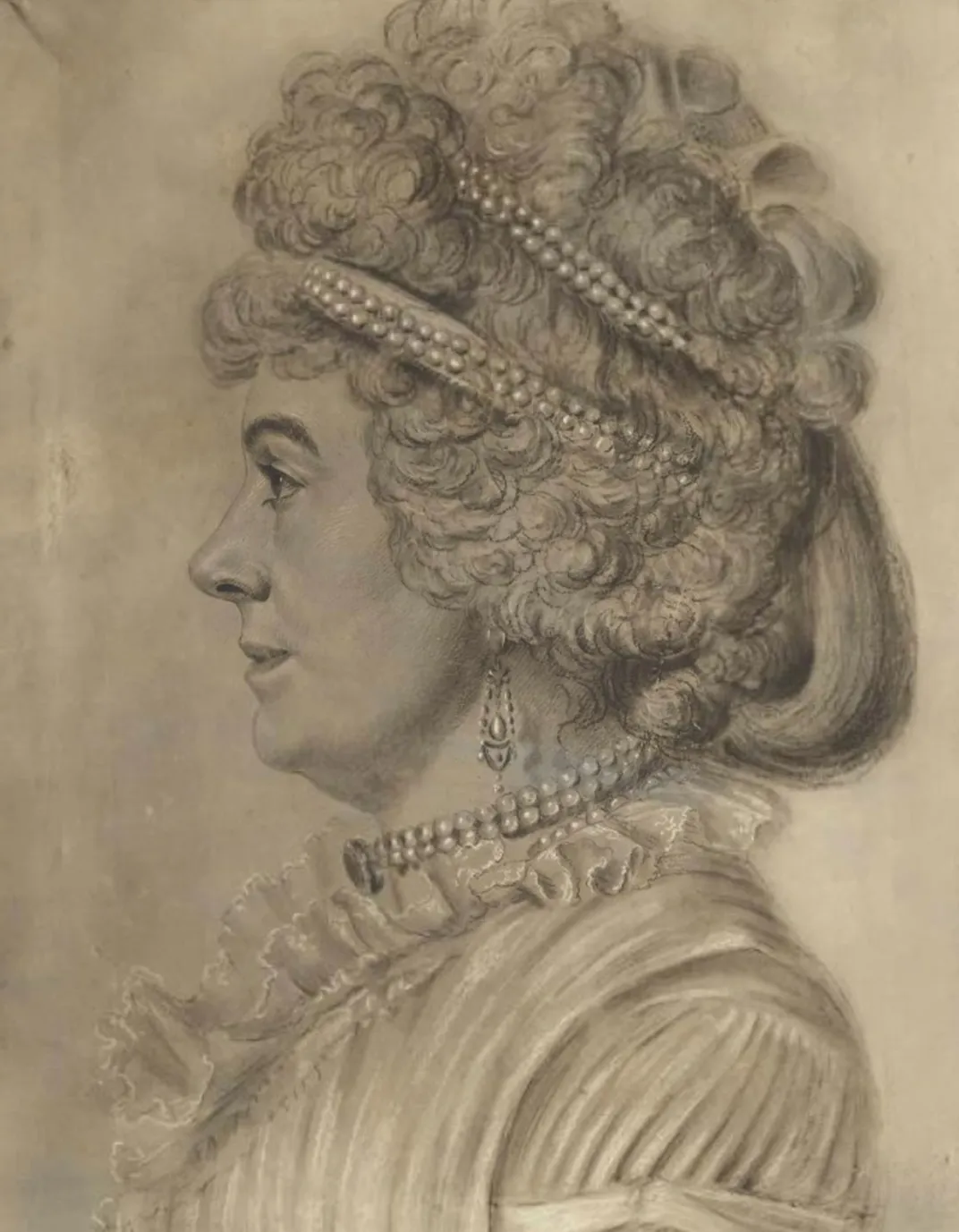 A portrait of Elizabeth Shipton Giles