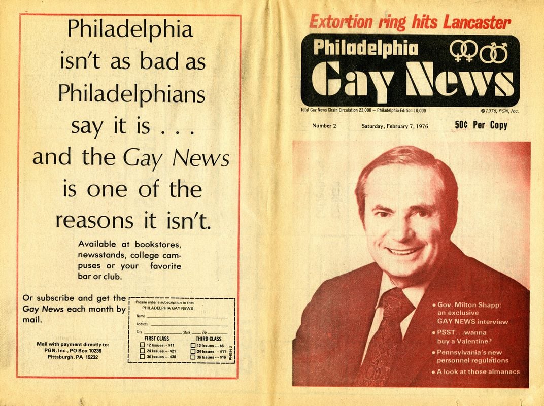 Segal, Philadelphia Gay News