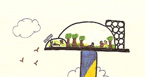 Fourth-grader Lisa Gilvar's Jetsons-inspired bubble-top homes
