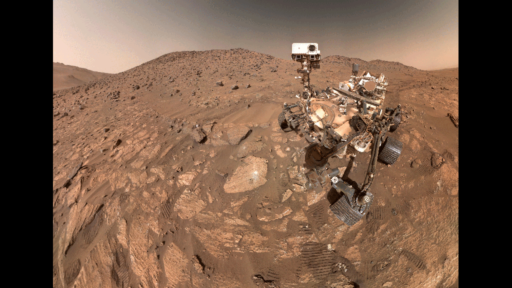 Perseverance selfie gif