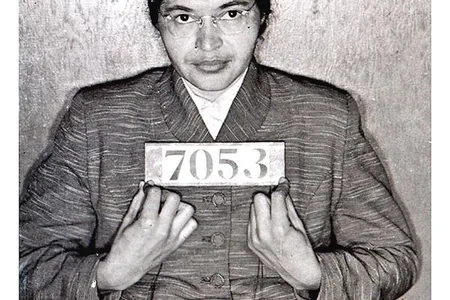 A booking photo from Rosa Parks' arrest on December 1, 1955.