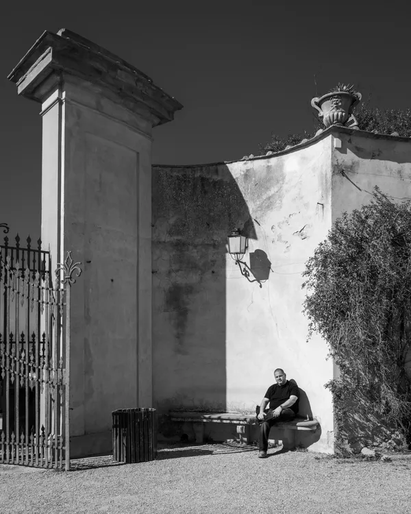 Portrait of Jorge in the Boboli Gardens thumbnail