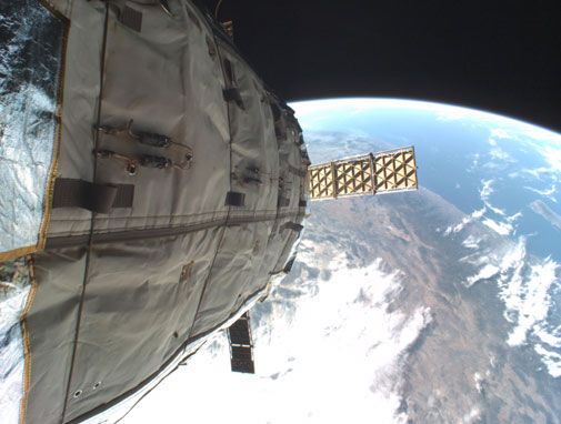 The first privately owned space module, still in orbit.