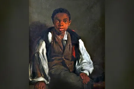 Liverpool artist William Lindsay Windus painted&nbsp;The Black Boy&nbsp;in 1844.