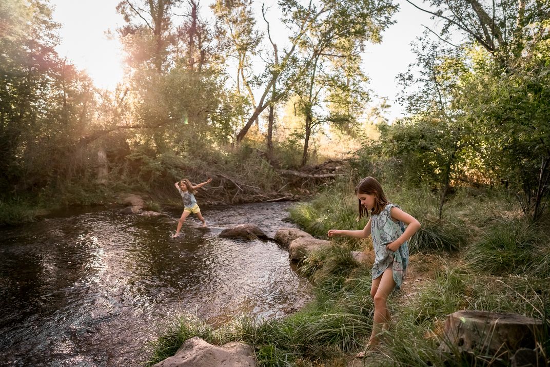 Playing in the creek | Smithsonian Photo Contest | Smithsonian Magazine