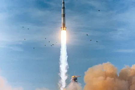 On December 21, 1968, Apollo 8 launched from Kennedy Space Center at 7:51 a.m. EST with Frank Borman in command. His crew became the first humans to ride the mighty Saturn V rocket, breaking the bonds of Earth’s physical pull and entering the gravitational field of another celestial body.

