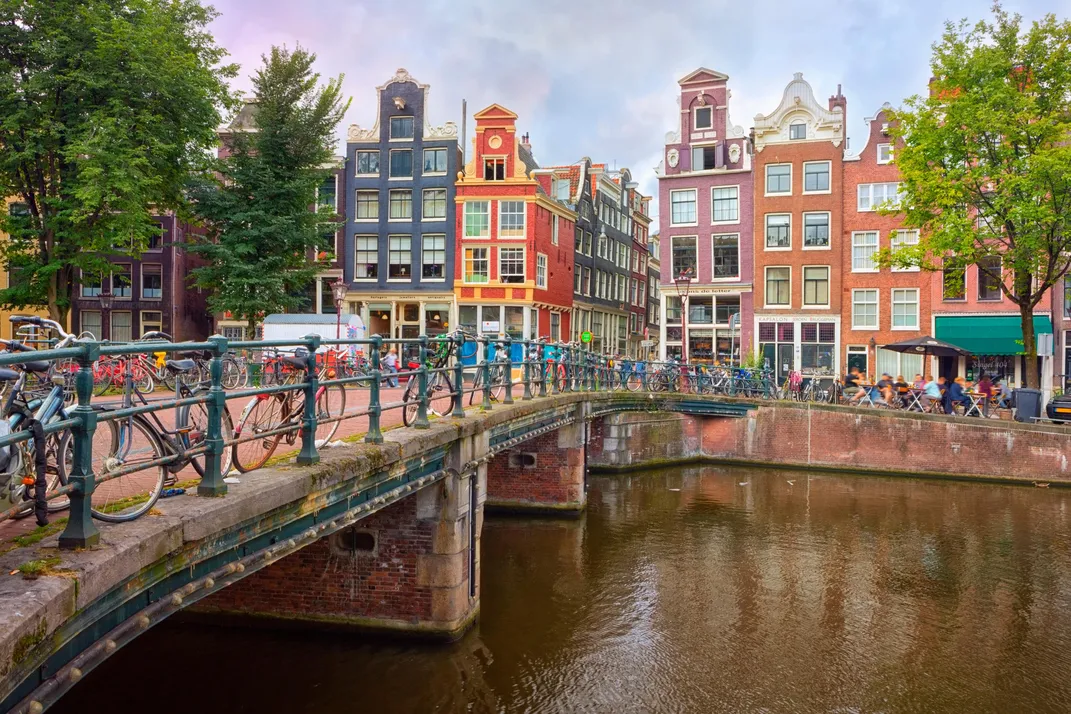 Typical scene in Amsterdam