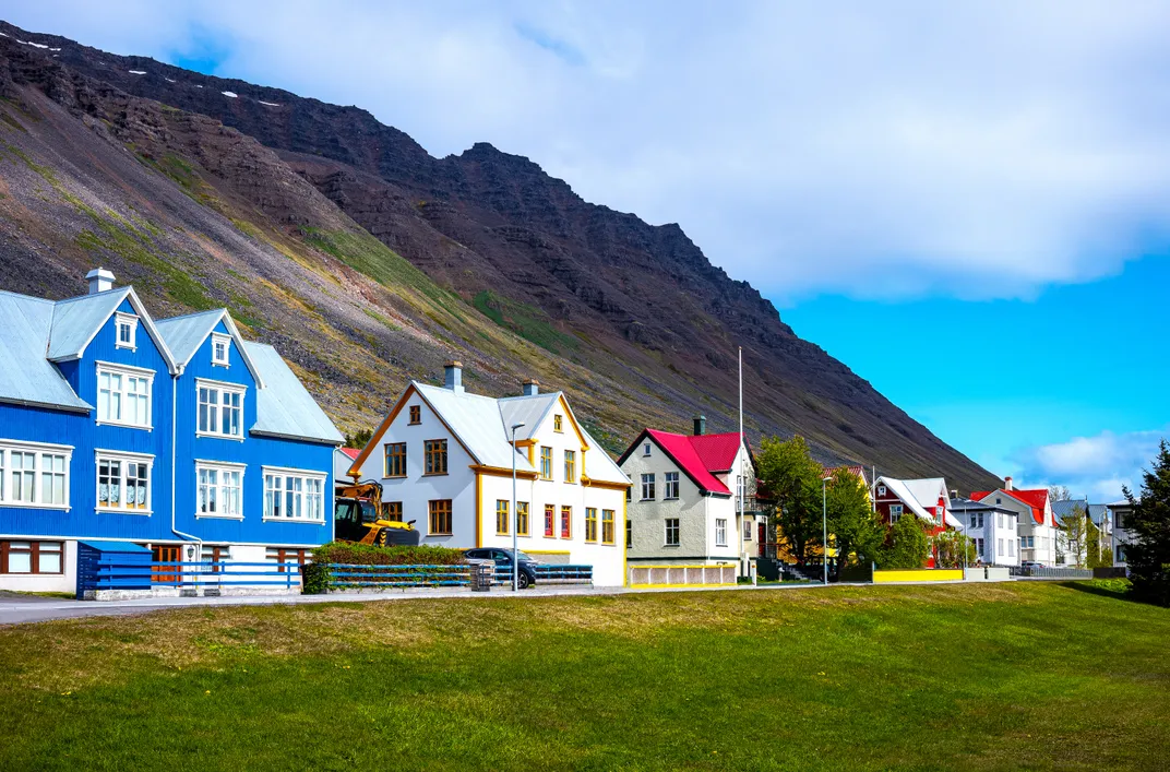 Traditional houses at Isafjordur