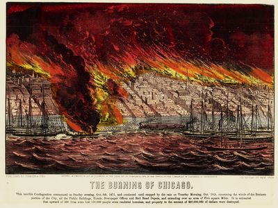 Chicago&#39;s Great Fire sparked on October 8, 1871 and raged for more than 24 hours.&nbsp;