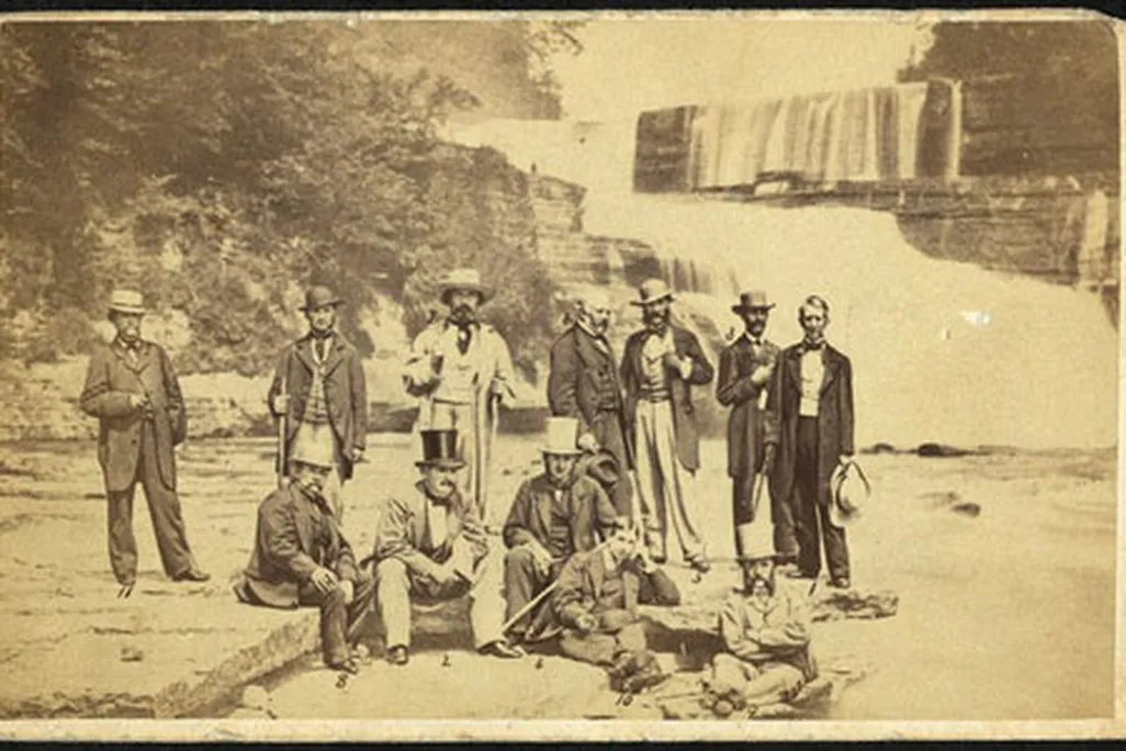 William Seward with British Minister Lord Lyons