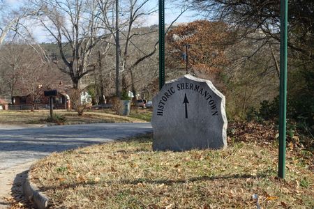 One of the last few reminders of Shermantown is this scene in Stone Mountain Village