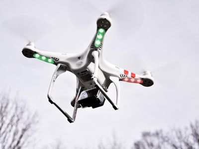 A DJI Phantom, one of the most common drones in the air for hobbyists and professionals alike.