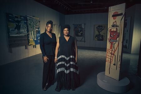 In the exhibition, Basquiat&rsquo;s art and objects are described not in esoteric art world terms but in loving, even playful ways, often from the perspective of his sisters, Lisane Basquiat and Jeanine Heriveaux
