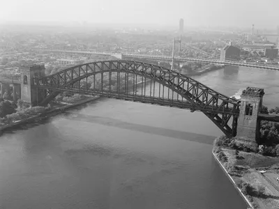The Hell Gate Bridge in NY, one of the main targets