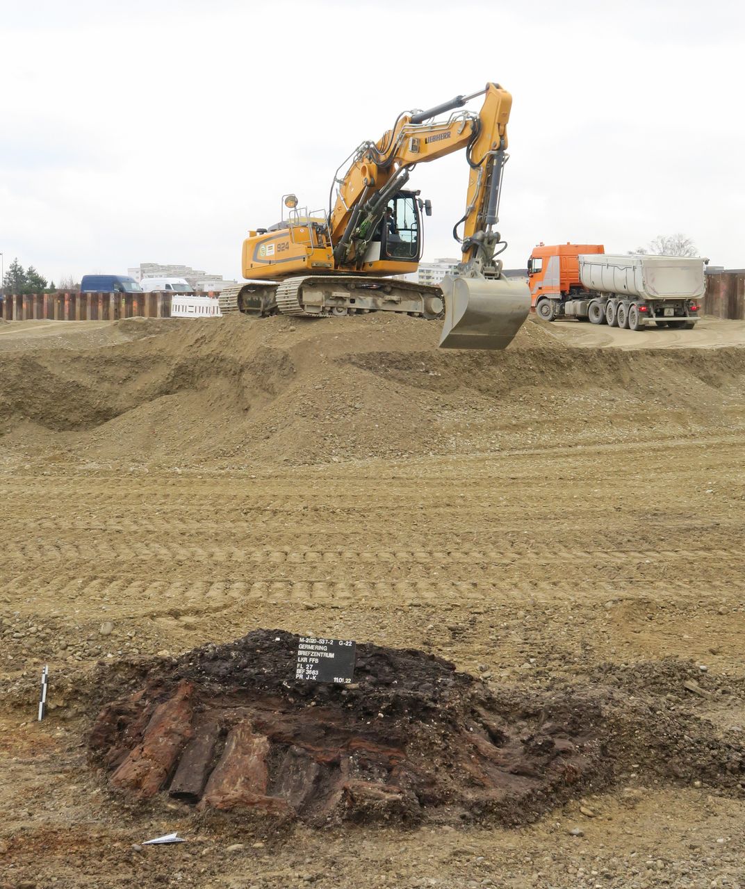 Construction tool and wishing well in Germany