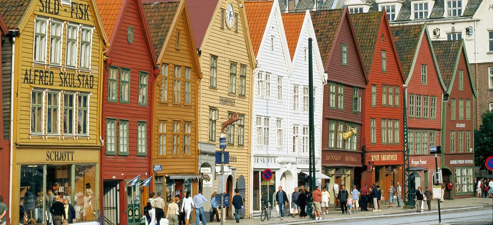  Bryggen, the historic wharf in Bergen. Credit: Jens Henrik Nybo/Innovation Norway