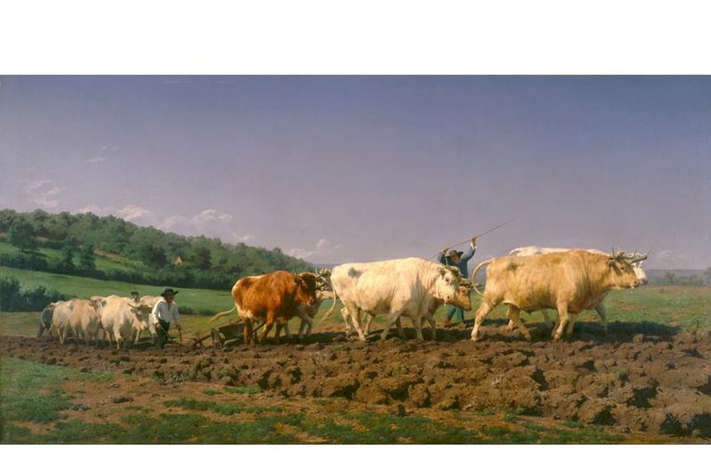 Rosa Bonheur, <em>Ploughing in the Nivernais</em>, 1849