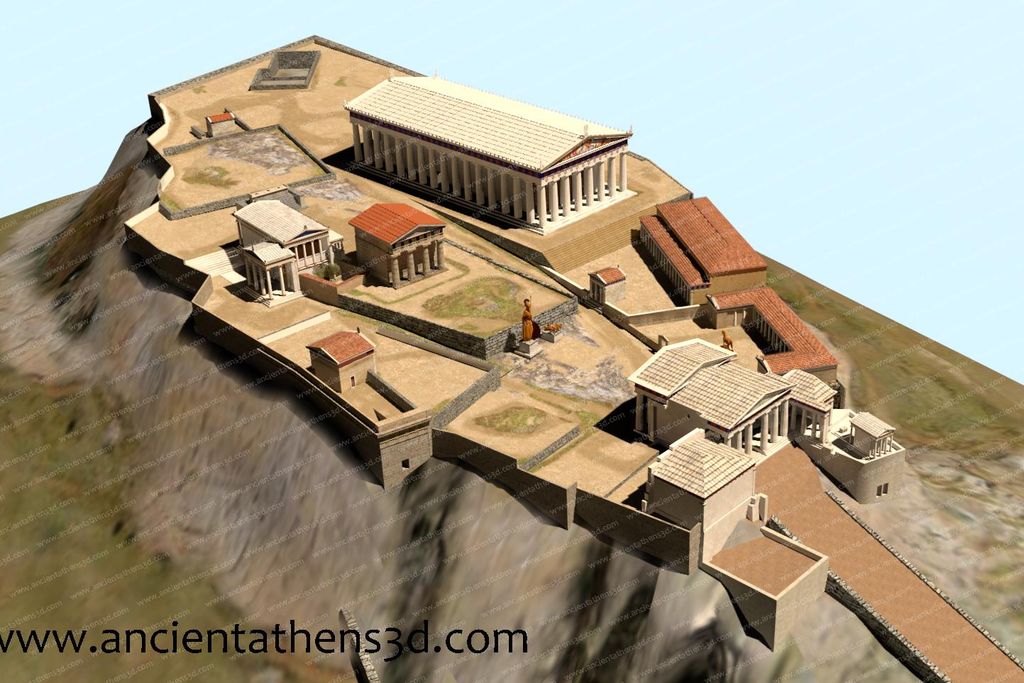3-D model of Athens
