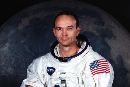 Michael Collins' NASA astronaut portrait.