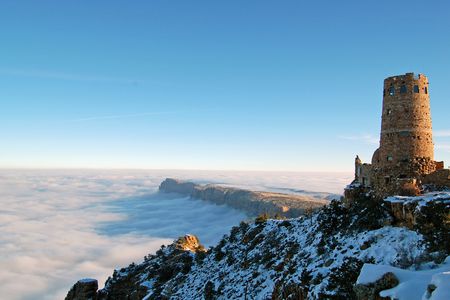 Watchtower Near Desert View Point on the South Rim.
