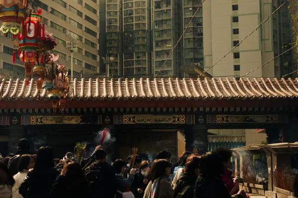 Incense is burned before Chinese New Year in Hong Kong thumbnail