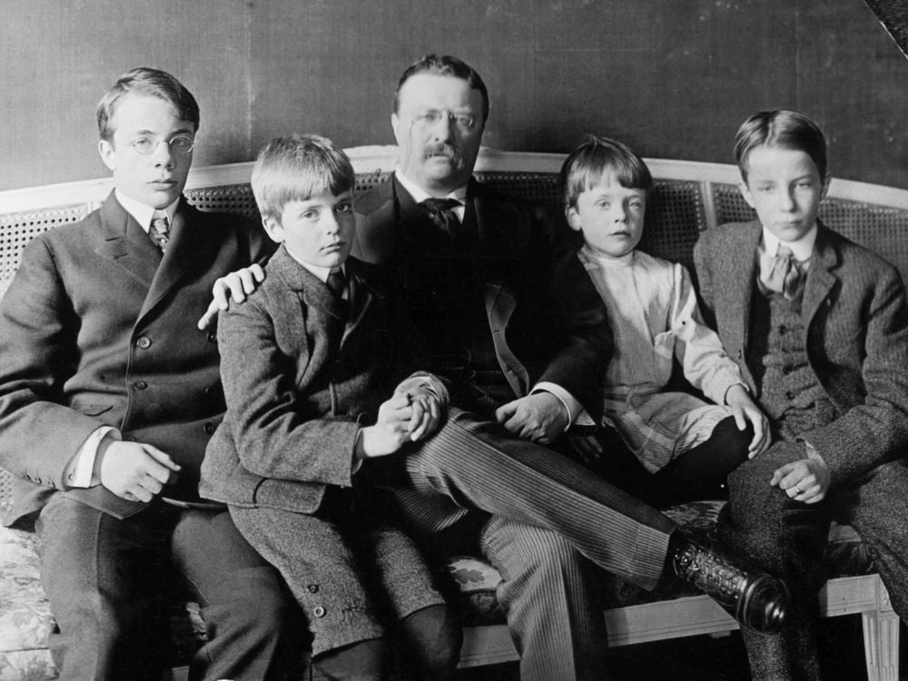 Theodore Roosevelt and sons