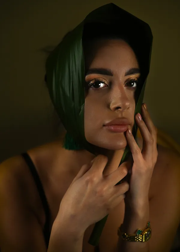 portrait in green thumbnail