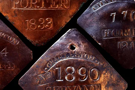 These tags were used to identify slaves before emancipation