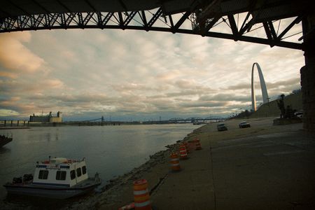 For Twain, the “magnificent Mississippi, rolling its mile-wide tide” was the stuff of dreams (the St. Louis waterfront today).  