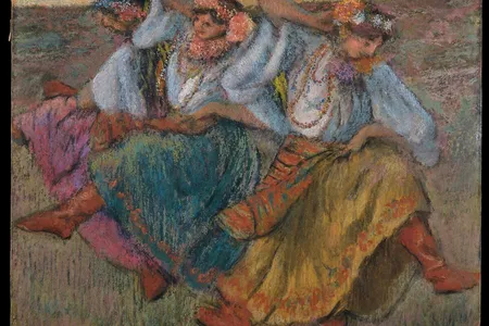 Dancers in Ukrainian Dress by Edgar Degas