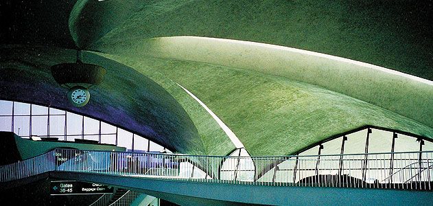 The TWA terminal was the architectural high point at Kennedy airport — and dream city for young aircrew.