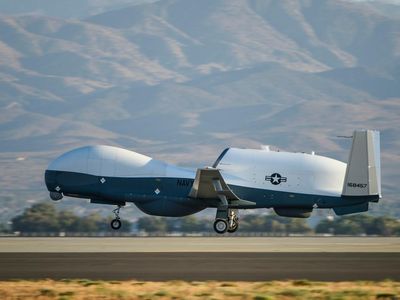 Northrop Grumman's MQ-4C Triton is the Navy's new unmanned vehicle for "Broad Area Maritime Surveillance."