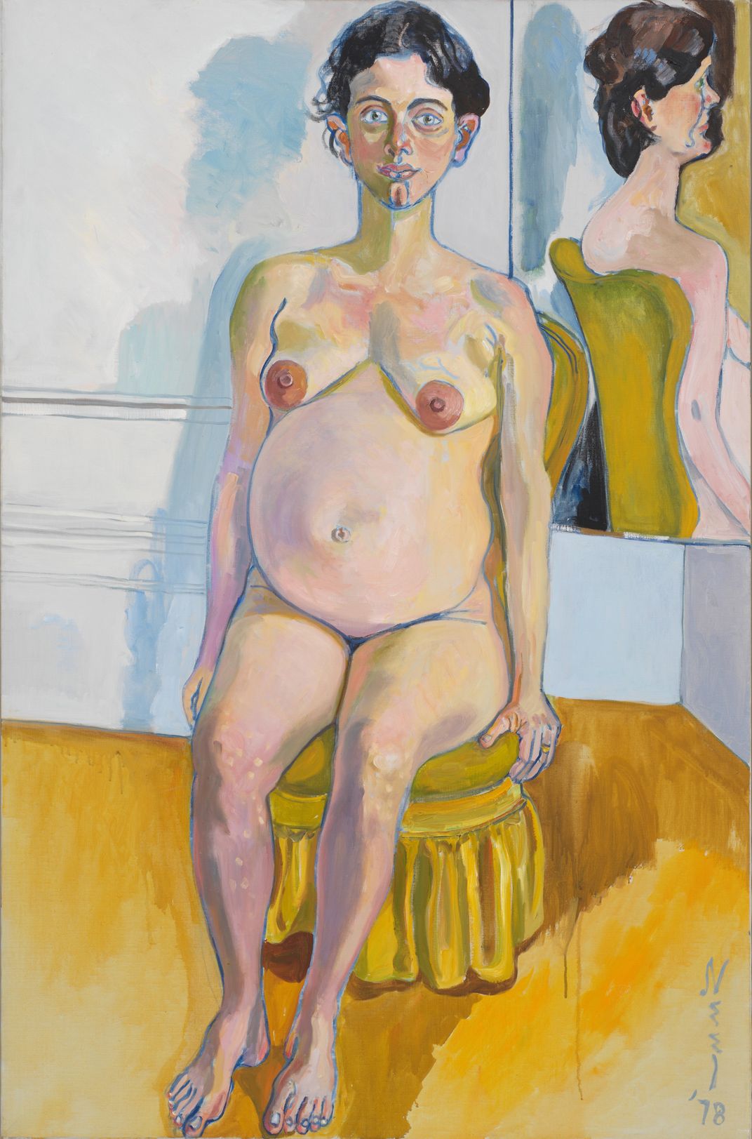 Alice Neel, Margaret Evans Pregnant, 1978