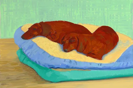 David Hockney&#39;s Dog Painting 19&nbsp;(1995)