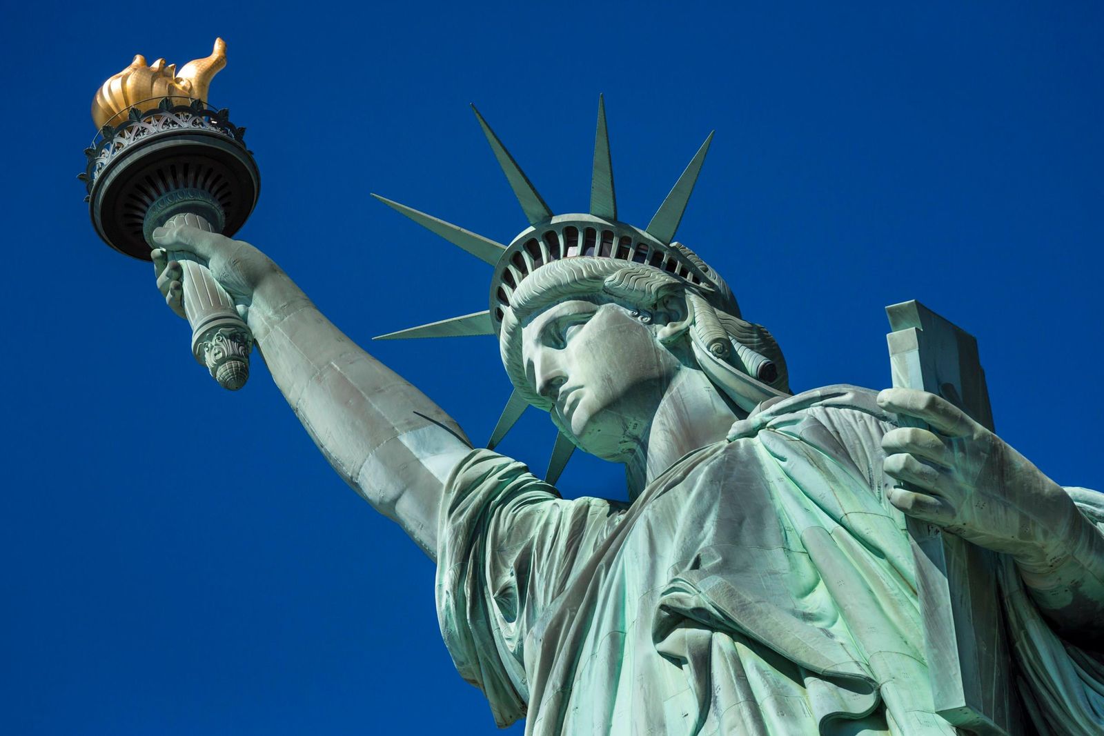 The statue of liberty is kaput