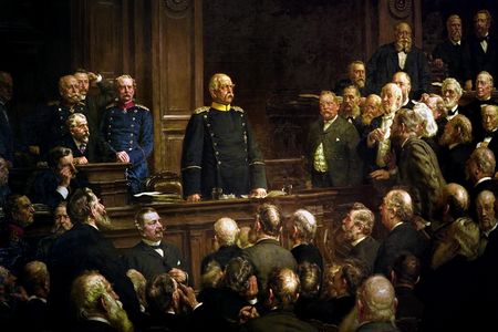 Otto von Bismarck addressing the Reichstag