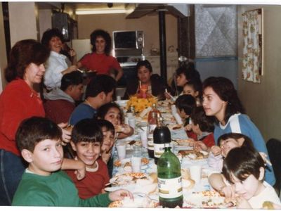 Kids Eating Circa 1982, Loza.jpg