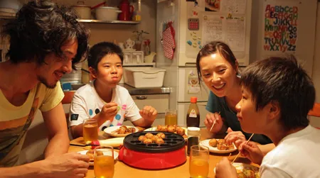 Joe Odagiri, Koki Maeda, Nene Ohtsuka, Ohshiro Maeda in I Wish, a Magnolia Pictures release