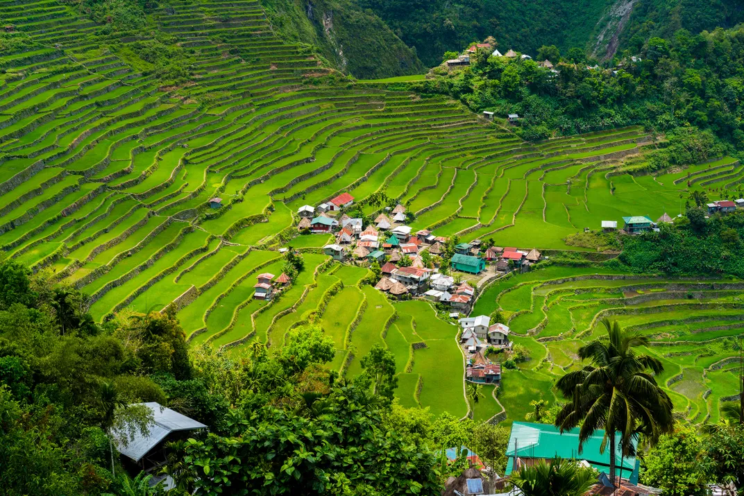 Village amid the Rice Terraces of Batad, near Banaue