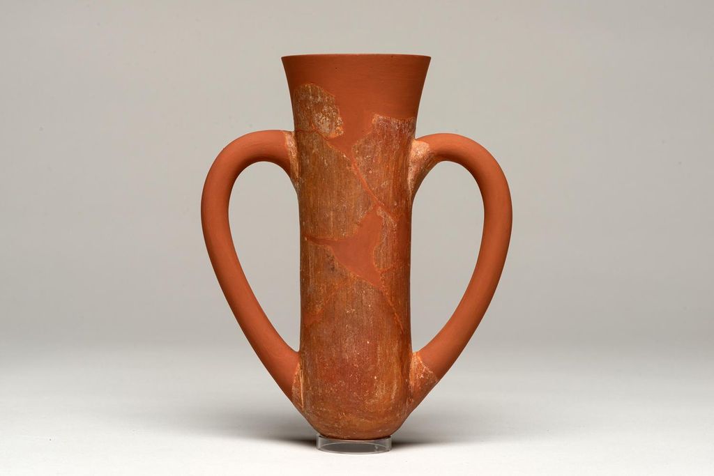 A depas goblet excavated from the ruins of Troy by Heinrich Schliemann in the 1870s
