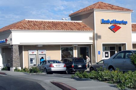 Typical Bank of America local office in Los Angeles