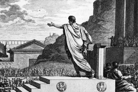 Gaius Gracchus attempted to enact social reform in Ancient Rome but died at the hands of the Roman Senate in 121 B.C.