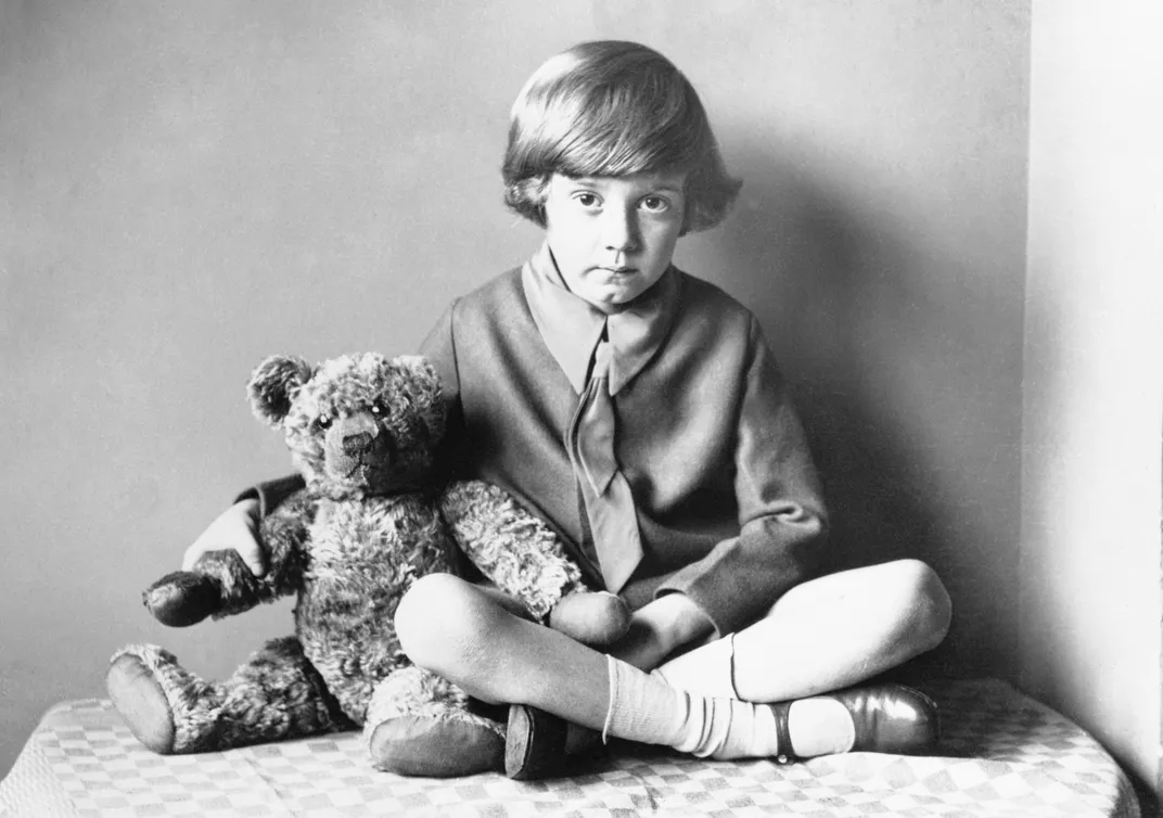 Christopher Robin and the original Winnie-the-Pooh bear