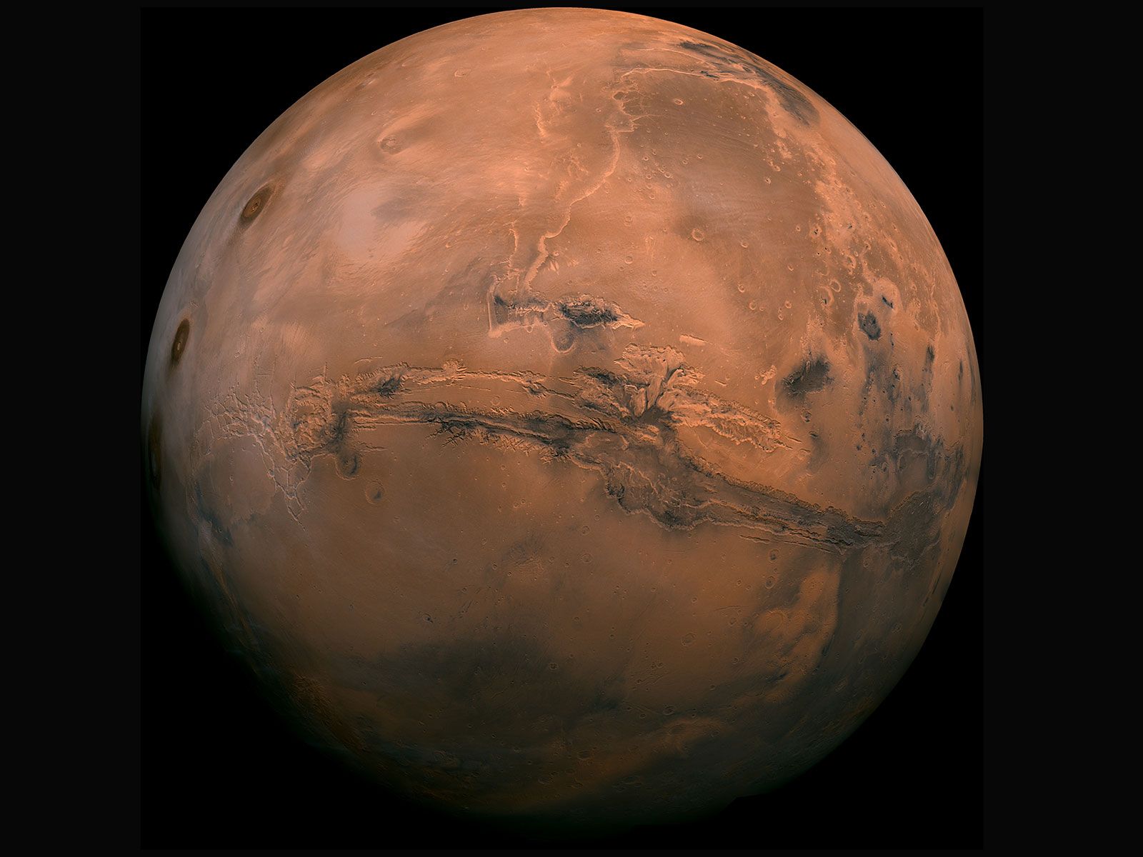 20 Years of Mars Express Images Helped Build This Mosaic of the Red Planet  - Universe Today