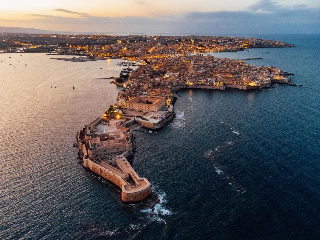 The Old Town of Ortygia in Syracuse
