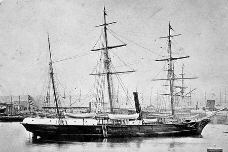 The Jeannette in Le Havre, France, 1878